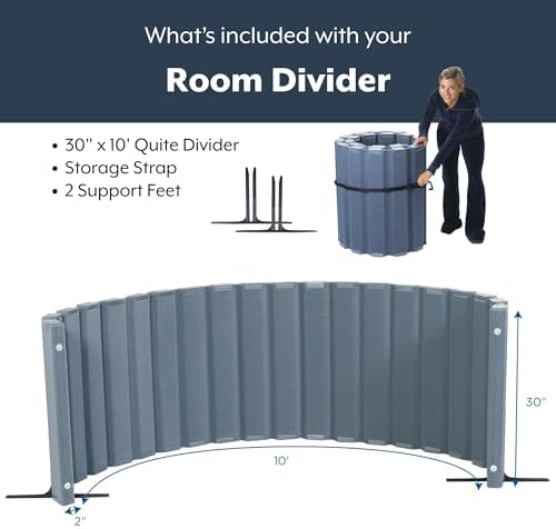 Angeles Room Divider, Acoustic Room Divider Panel - Image 3