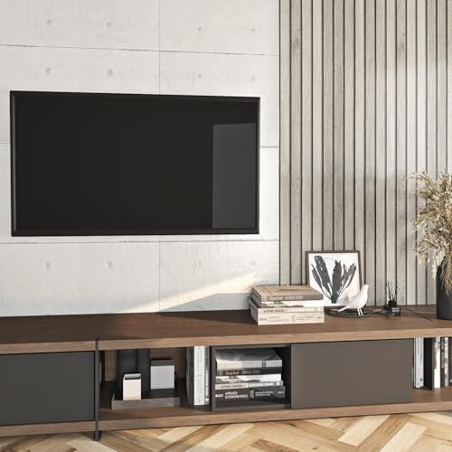 Livelynine Wood Slat Wallpaper Peel and Stick Accent Wall 15.8x78.8 Wooden - Image 4