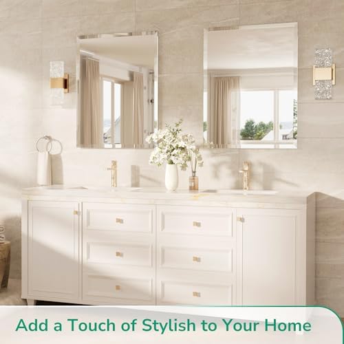TokeShimi Bathroom Vanity Mirror Frameless - Image 2