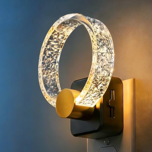 DORESshop LED Night Lights Plug Into Wall，Acrylic Decorative Night Light by DORESshop