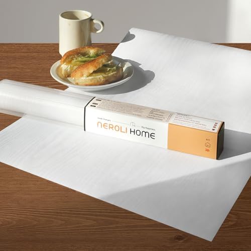 White Wood Grain Contact Paper, 17.3" x 118" Peel and Stick Wallpaper, - Image 6