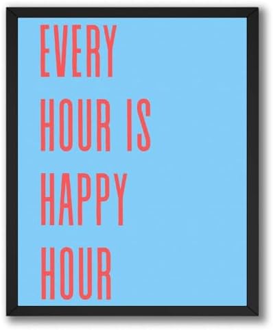 InkFlow Posters Every Hour Happy Hour Canvas Poster by InkFlowPosters