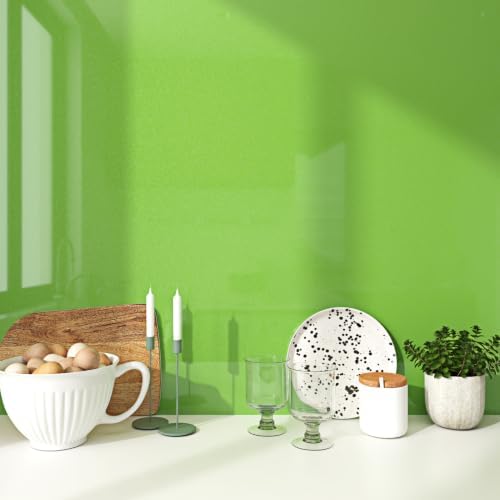 Lime Green Contact Paper for Desk Self Adhesive Colored Vinyl Wrap - Image 7