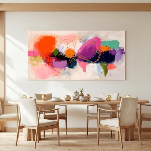 Tsomzxng Colorful Graffiti Large Abstract Wall Art - Image 2