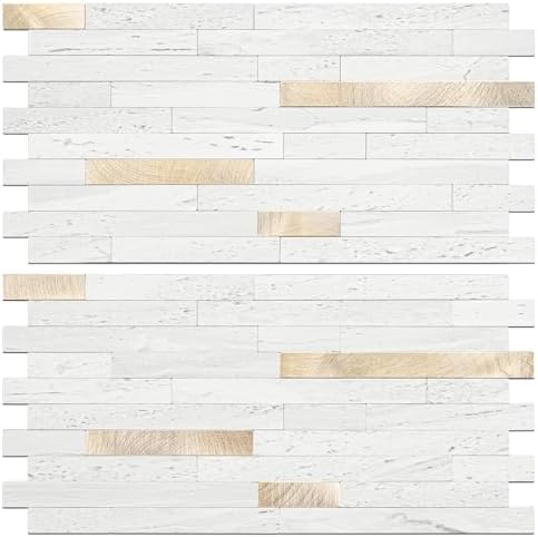 STICKGOO 2 Sheets Peel and Stick Backsplash Tile, Stick on Backsplash by STICKGOO
