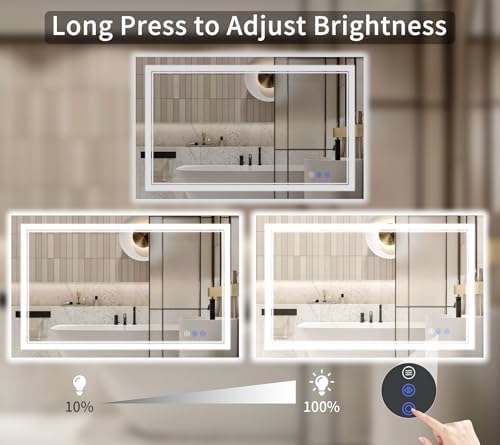 36"x55" LED Bathroom Mirror - Image 4