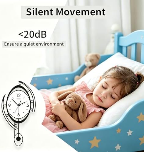 Wall Clock Modern Decorative Metal Silent Wall Clocks Silent Quality Quartz - Image 3