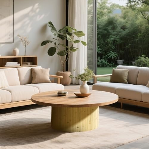 AMZDEPOT Natural Bamboo Wall Panel, 48 x 96 Inch - Image 3