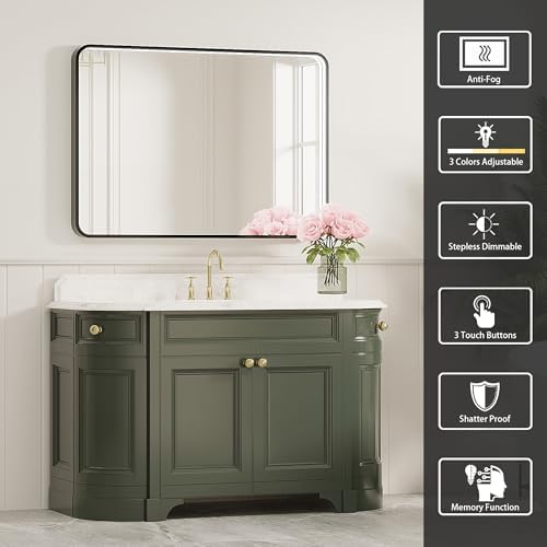 40x28 Inch LED Bathroom Mirror - Image 2