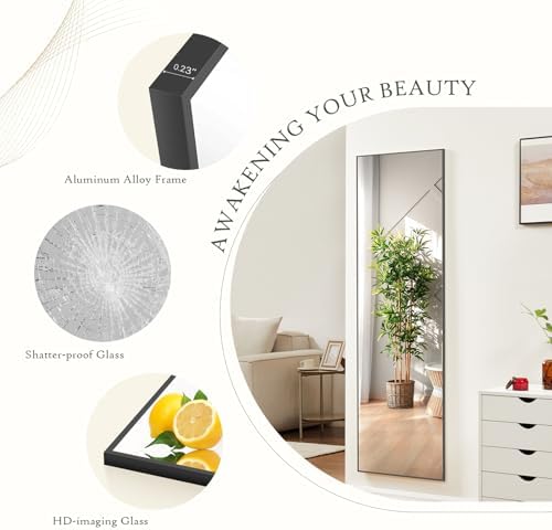 21"x64" Mirror Full Length, Upgraded Body Wall Mirrors - Image 3