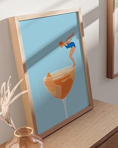 HAUS AND HUES Preppy Pictures Bar Art - Image 5