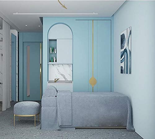 Yasinet 17.7" X 393.7" Teal Peel and Stick Wallpaper Teal Contact Paper - Image 5