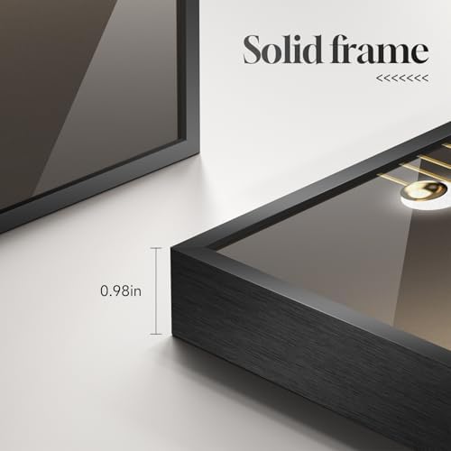 Cuspin Large Modern Luxury Black and Gold Wall Art, 3 Piece 24x36 In - Image 6