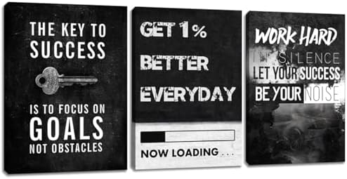 Inspirational Quotes Canvas Art by Yetaryy