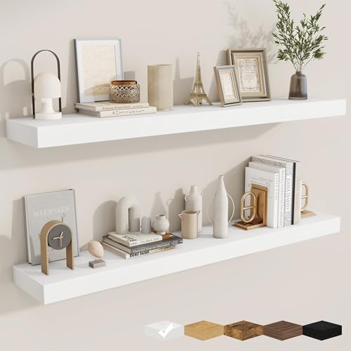 Floating Shelves for Wall, Wall Mounted Wood Shelves by Fuqing