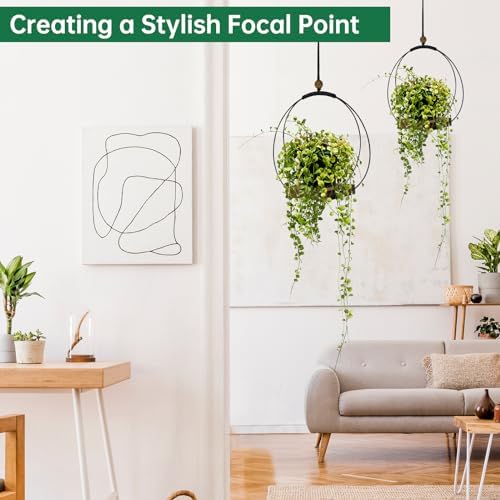 hismocal 4 Pack Hanging Planters - Image 5