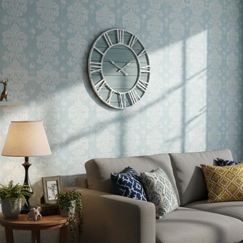 Quelay 20 Inch Large Coastal Wall Clock - Image 6