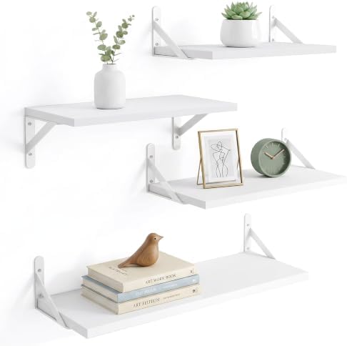 YGEOMER 4 Different Sizes Floating Shelves by YGEOMER