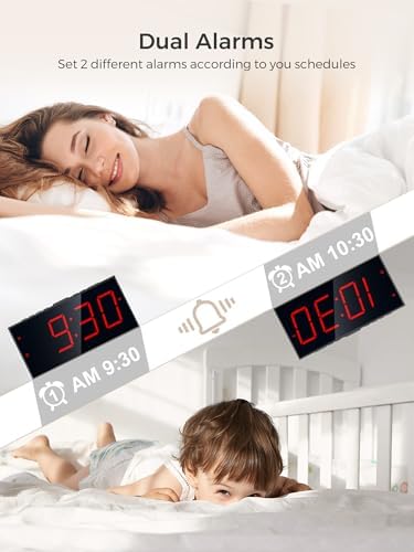 Alarm Clock for Bedroom, Digital Clock - Image 5