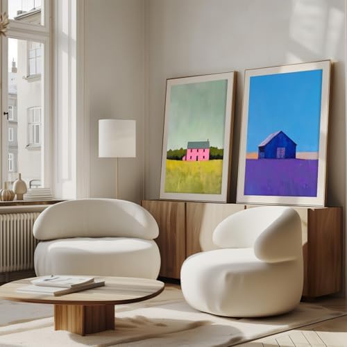 Landscape Wall Art Set of 2 Modern Farmhouse Poster 16x24 Inch Unframed - Image 6