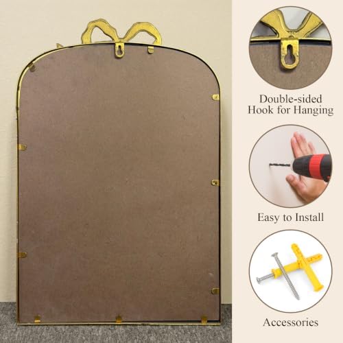 Antique Baroque Vintage Vanity Mirror - Image 5