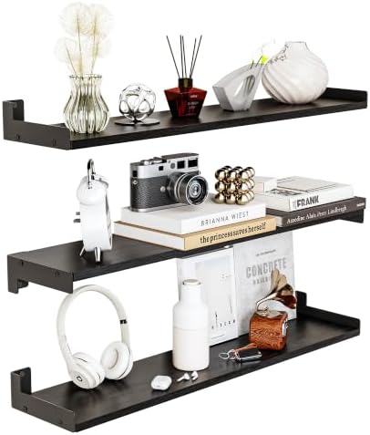 Floating Shelves for Wall, Shelves for Decor Storage by FNBAR