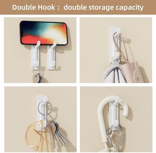 pickpiff 12 Pack Strong Stick-on Hooks 13LB - Image 5