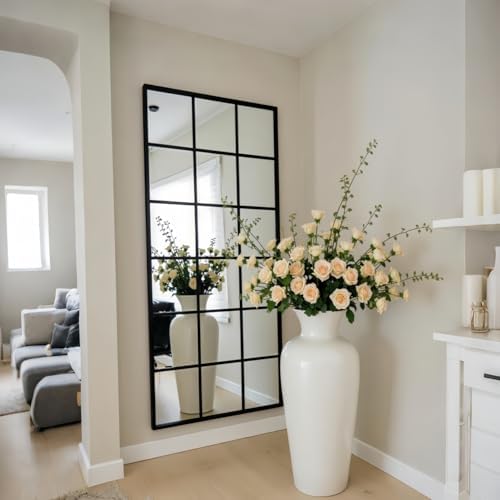 Dewfig Windowpane Full Length Mirror - Image 3