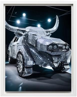 InkFlow Posters Diamond Car Canvas Poster by InkFlowPosters