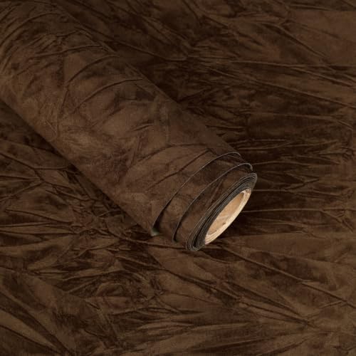 VaryStyle Brown Velvet Fabric Self Adhesive Soft Felt Drawer Liner Roll by VaryStyle