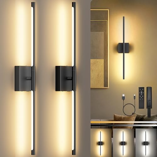 10000mAh Rechargeable Wall Lights, 29 Inch, 2 Pack by Unknown