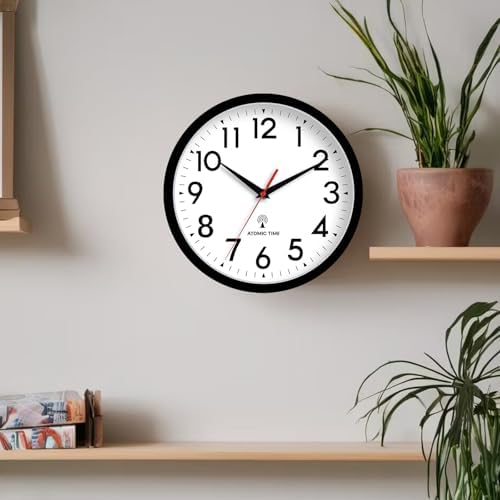 DAXSMY 12 Inch Atomic Wall Clock, Battery Operated Silent Non Ticking - Image 4