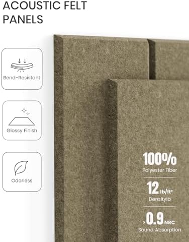 Fluxynara 48" x 36" Large Felt Bulletin Board，Christmas Brown-1 - Image 4