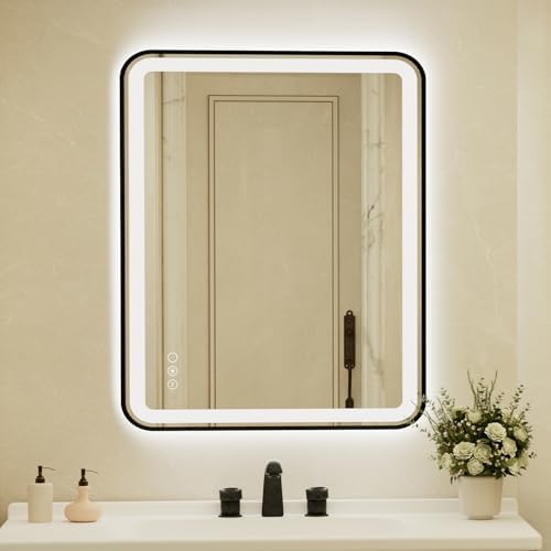 28x40 Inch LED Bathroom Mirror by JingYiMingJing