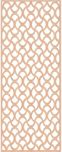 Resort Decorative Pierced Fretwork Wood Wall Panels, 27 3/8"W x 69 3/8"H x 1/4"T - Image 4