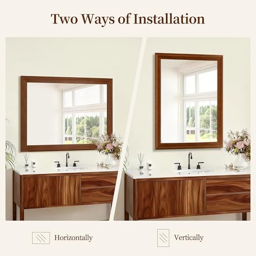 Tanmicoshomy 30x40 Inch Large Bathroom Vanity Rectangle Mirrors - Image 5