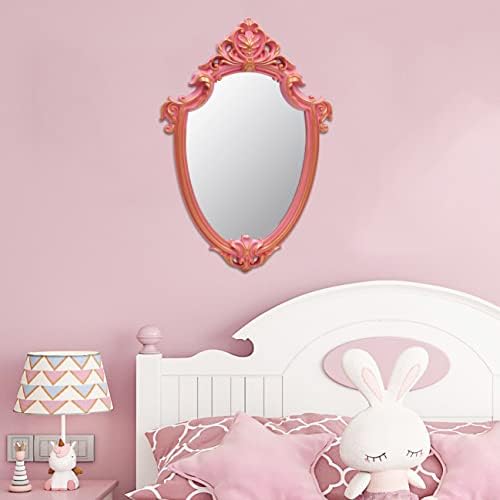 Eaoundm 16.5 x 11 inch Decorative wall Mirror Shield Shape - Image 3