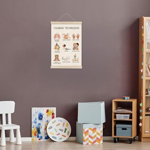 Calming Techniques Posters Hanger Frame, Calm Corner Wall Decor, 12x16 Inch - Image 6