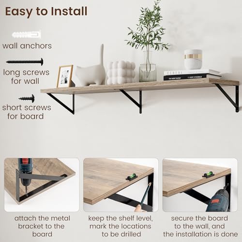Axeman 12 Inch Deep Floating Shelves - Image 6