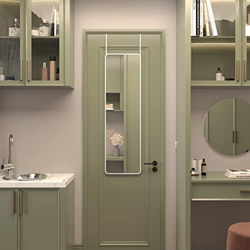 Giftgarden 14”x47” White Full Length Mirror Aluminum Frame, 47” Long - Image 4