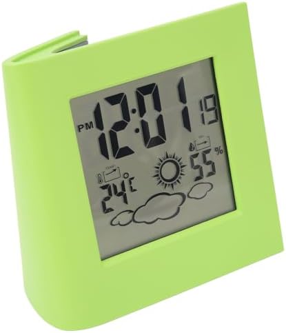 Digital Wall Clock Battery Operated, Outdoor Clock by Jwthee
