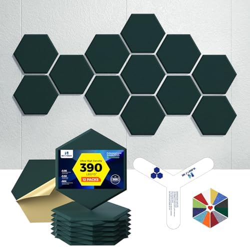 Self-Adhesive Acoustic Panels, 2nd Generation Sound Absorbing Panel, by DEXMOKO