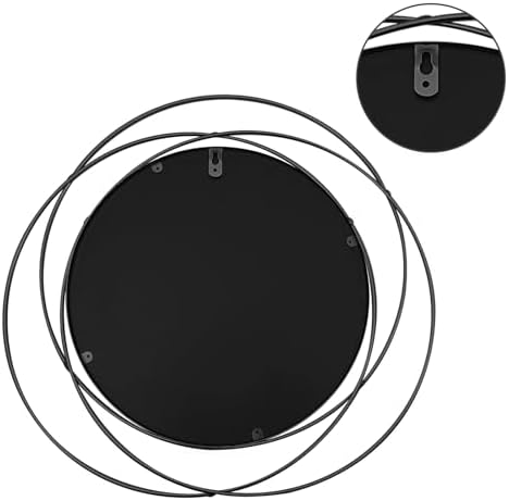 3 Set Sunburst Round Mirrors for Wall Decor Bedroom Bathroom - Image 5
