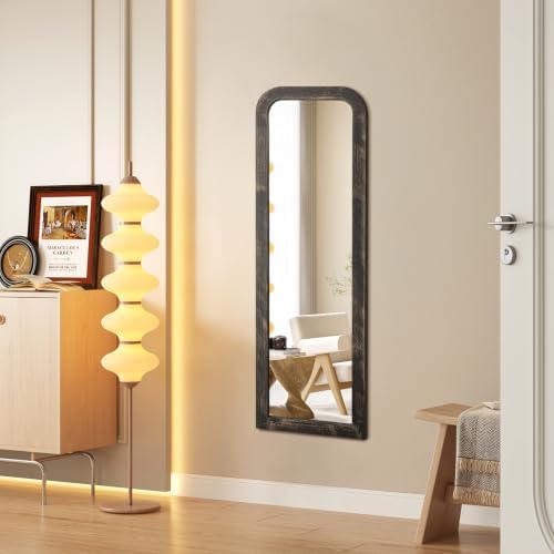 AAZZKANG Hanging Mirror Full Length Large Rectangle Wooden Framed 43"x14" - Image 4