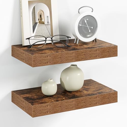 Vivelove 12 Inch Floating Shelves Wall Mounted by VIVELOVE