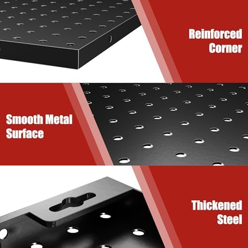 Heavy Duty Peg Board, 8 Pack Metal Pegboard Panels - Image 4