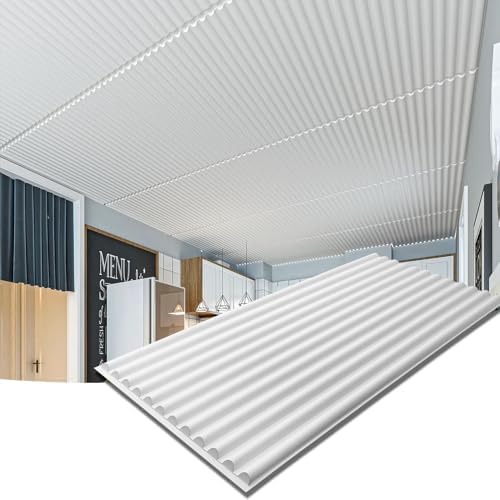 Art3d Semi-Cylinder 3D Drop Ceiling Tiles, 2 x 4 ft - Image 3