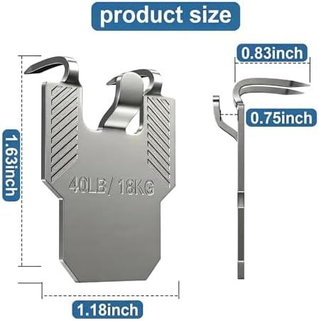 91Pcs 40LB Picture Hanging Hooks Claw - Image 2