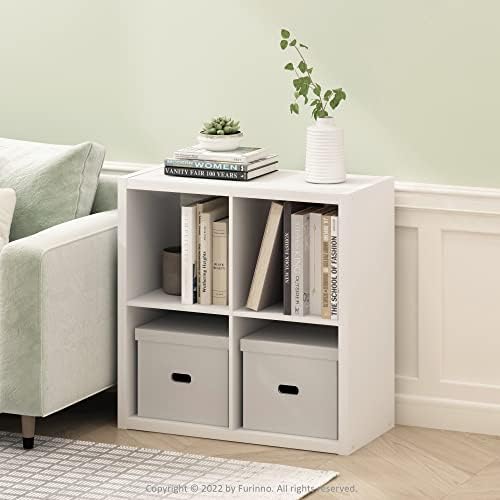 Furinno Cubicle Open Back Decorative Cube Storage Organizer - Image 2