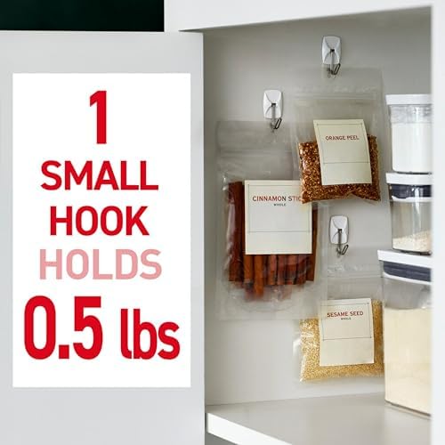 Command Small Wire Toggle Hooks, and 48 Strips, Damage Free Hanging Wall Hooks - Image 5